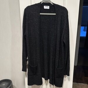 Old Navy Speckled Black Women's Cardigan